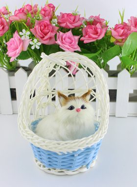 吊篮猫咪客厅拍摄礼品道具