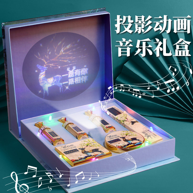 礼盒套装大牌正品全套盒国风口红 光彩年华唇膏/口红