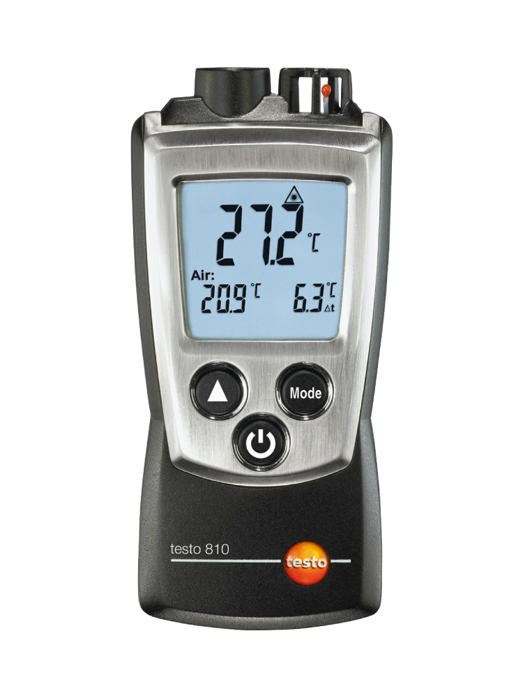 testo810/805i红外测温仪高精度家用温度计室内温度表测温器 - 图0