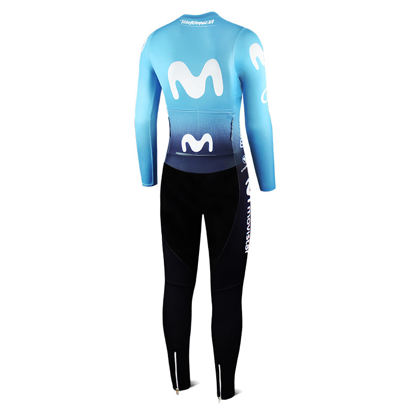 2023Movistar公路男女竞速长袖长裤连体骑行服夏秋冬防风加绒保暖,淘宝优惠券,粉丝福利购,淘宝优惠卷