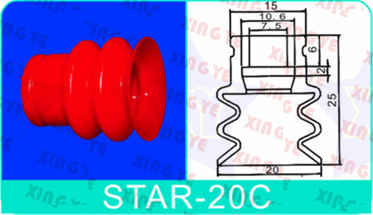 机械手治具配件3层大头吸盘 STAR-12C/15C/20C/25C/30C/40C/50C-图2