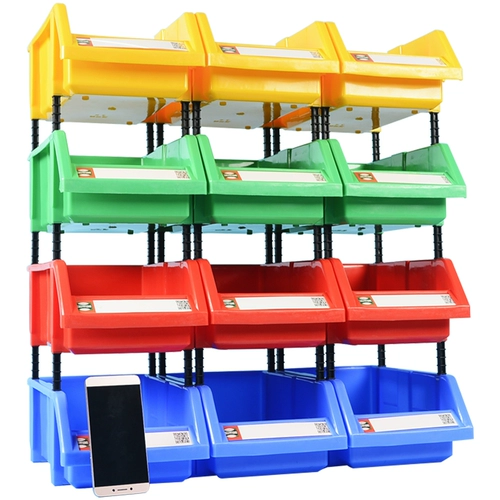 Коробка для хранения склада Tengzheng Yue комбинирована косой коробкой для запчастей материал винтовые аксессуары пластиковая коробка Классификация