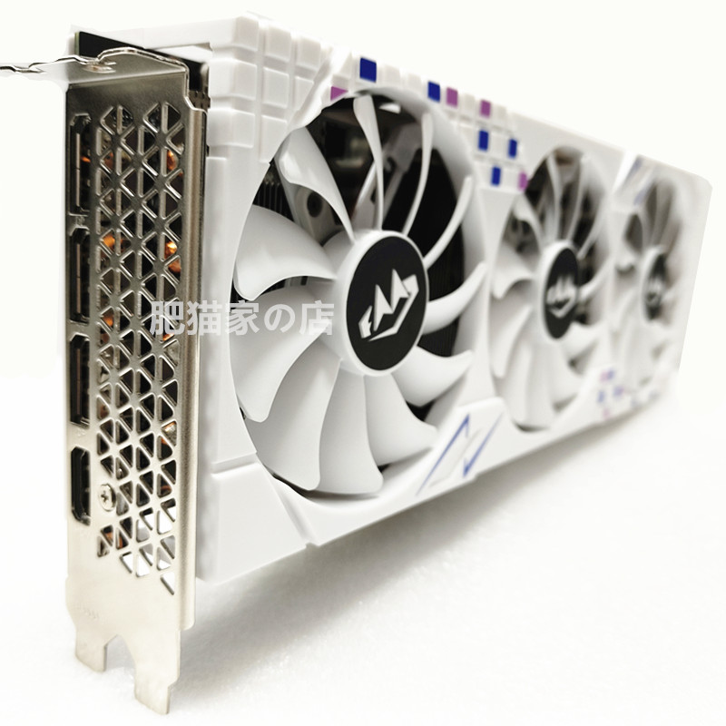 肥猫家の店 RTX3070TI 8G 闪电猫 G6X  白色电脑电竞游戏独立显卡 - 图1