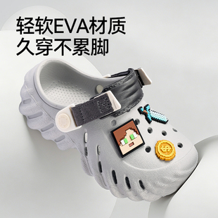 幸福玛丽儿童EVA洞洞凉鞋夏季沙滩鞋