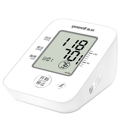 鱼跃电子血压计官方YE660D家用全自动高精准测量仪上臂式语音播报 - 图2