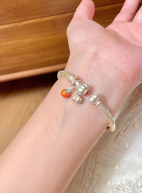 ZY29号复古民族风藤蔓纹开口手镯女款2026新款时尚