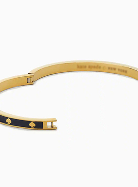 欧美设计K家时尚简约珐琅桃心手镯女手饰品百搭流行潮流 个性小众