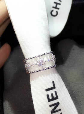 轻奢韩国镶钻个性小众风ins戒指