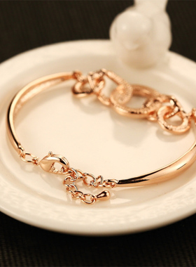 网红多环满钻小众时尚百搭女手链