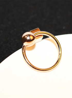 极简时尚潮流几何指环装饰百搭女