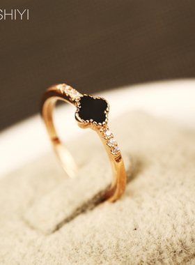 轻奢韩版气质冷淡风网关节戒指