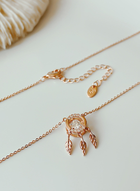 极细水晶跳动镶钻女ins锁骨链