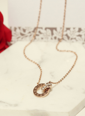 潮网红韩国欧美气质圈女森系项链