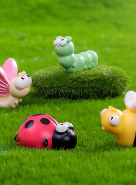 桌面微景观摆件树脂可爱森林动物