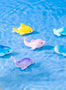 微景观DIY树脂海洋鱼桌面摆件