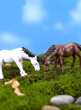 苔藓微景观pvc小道具装饰摆件