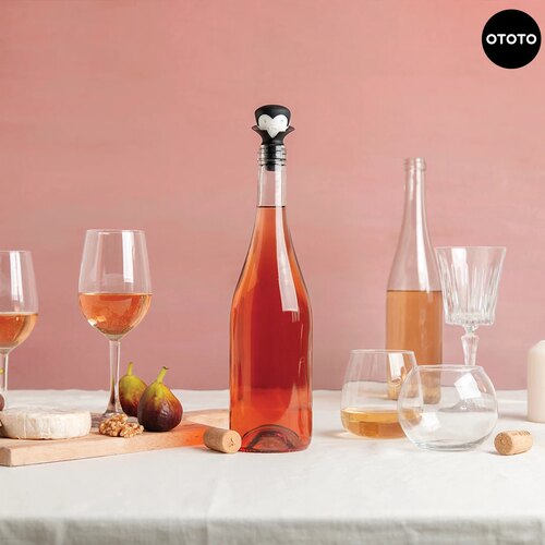 OTOTO 女巫红酒倒酒器 吸血鬼瓶塞 女巫硅胶密封塞Count Corkula - 图2