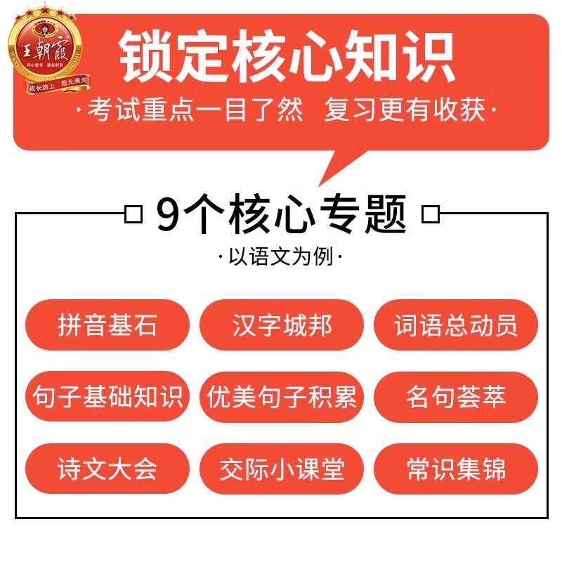 王朝霞小学核心知识集锦语文数学英语知识点汇总基础知识大盘点一二三四五六年级人教版考试总复习小升初衔接大集结暑假一本通 - 图2