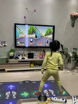 Dance Dancing Blanket Luminous Dual-use Biathlon Running Game Connected TV Projector Fitness Equipment Girls Yoga Tennis