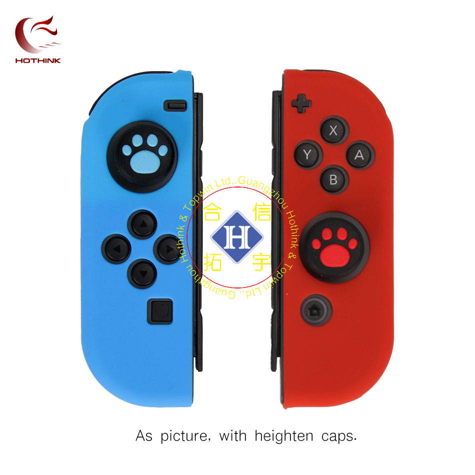 Nintendo switch JOY CON手柄硅胶套喷油 NS OLED通用保护硅胶套-图3