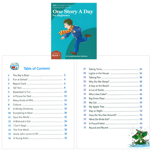 【进口直营】onestoryaday幼儿版原版进口365个英文故事12本英文童书one story a day for beginners每天一个磨耳朵低年级英文读物 - 图3