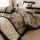 High-end French pure cotton four-piece set full cotton retro style