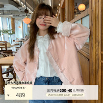 CheriZ Zhang Zixuan Nouvelle veste chinoise Ladies 2024 Morning Spring new Chinese Wind Lady Clothes Horse Chia Mini Blouse Blouse