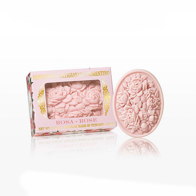 意大利进口菲罗迪诺雍雅玫瑰精美雕花香氛洁面皂沐浴皂伴手礼125g,淘宝优惠券,粉丝福利购,淘宝优惠卷