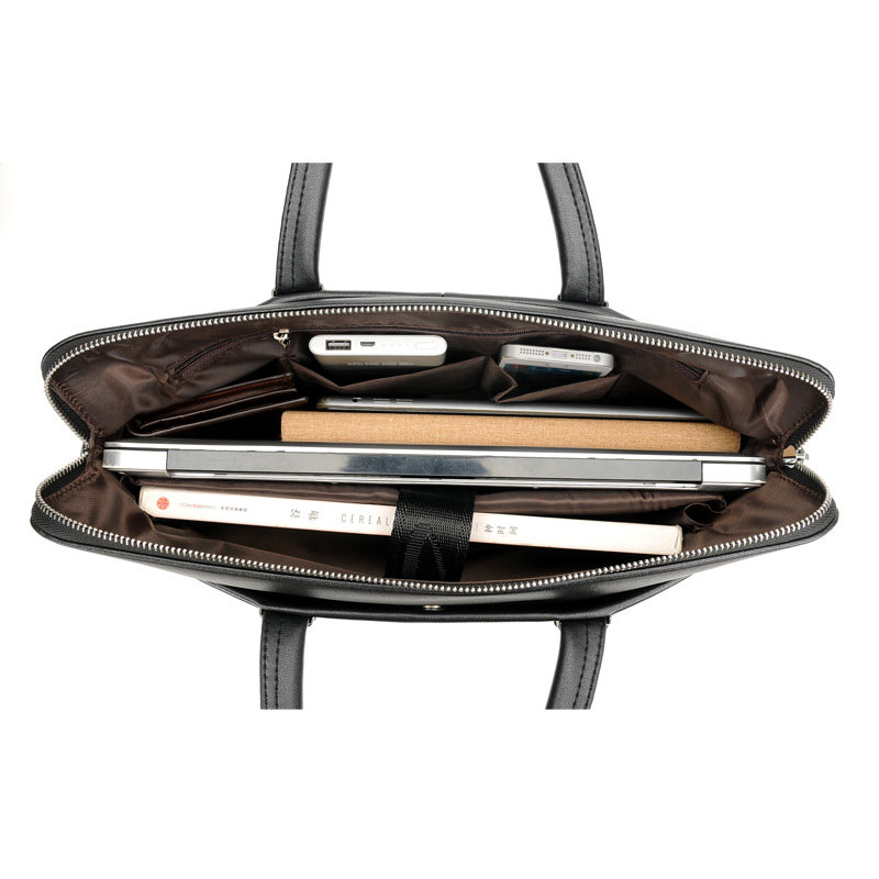 英斐袋鼠男士手提包真皮质感公文包商务牛皮质感单肩手拿斜挎男包,淘宝优惠券,粉丝福利购,淘宝优惠卷