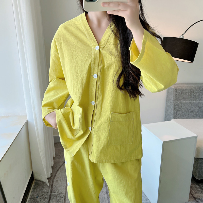 长裤长袖汗蒸服女款100%纯棉洋气前后开扣艾灸服理疗服桑拿服SPA,淘宝优惠券,粉丝福利购,淘宝优惠卷