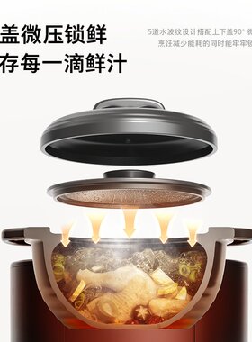 东芝0涂层富晒陶瓷电炖锅