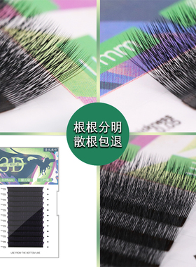 三叶草婴儿嫁接睫毛自然y型微翘