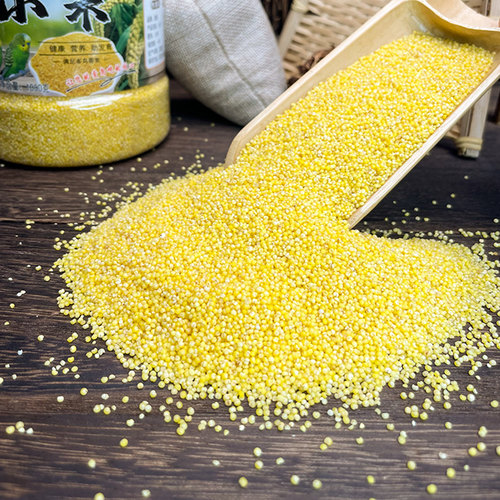 优质鹦鹉粮黄小米鸟粮鸟食芦丁鸡食物脱壳小米虎皮文鸟粮5斤包邮 - 图2