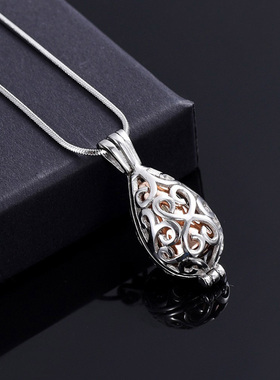 水滴形不掉色纪念亲人宠物项链