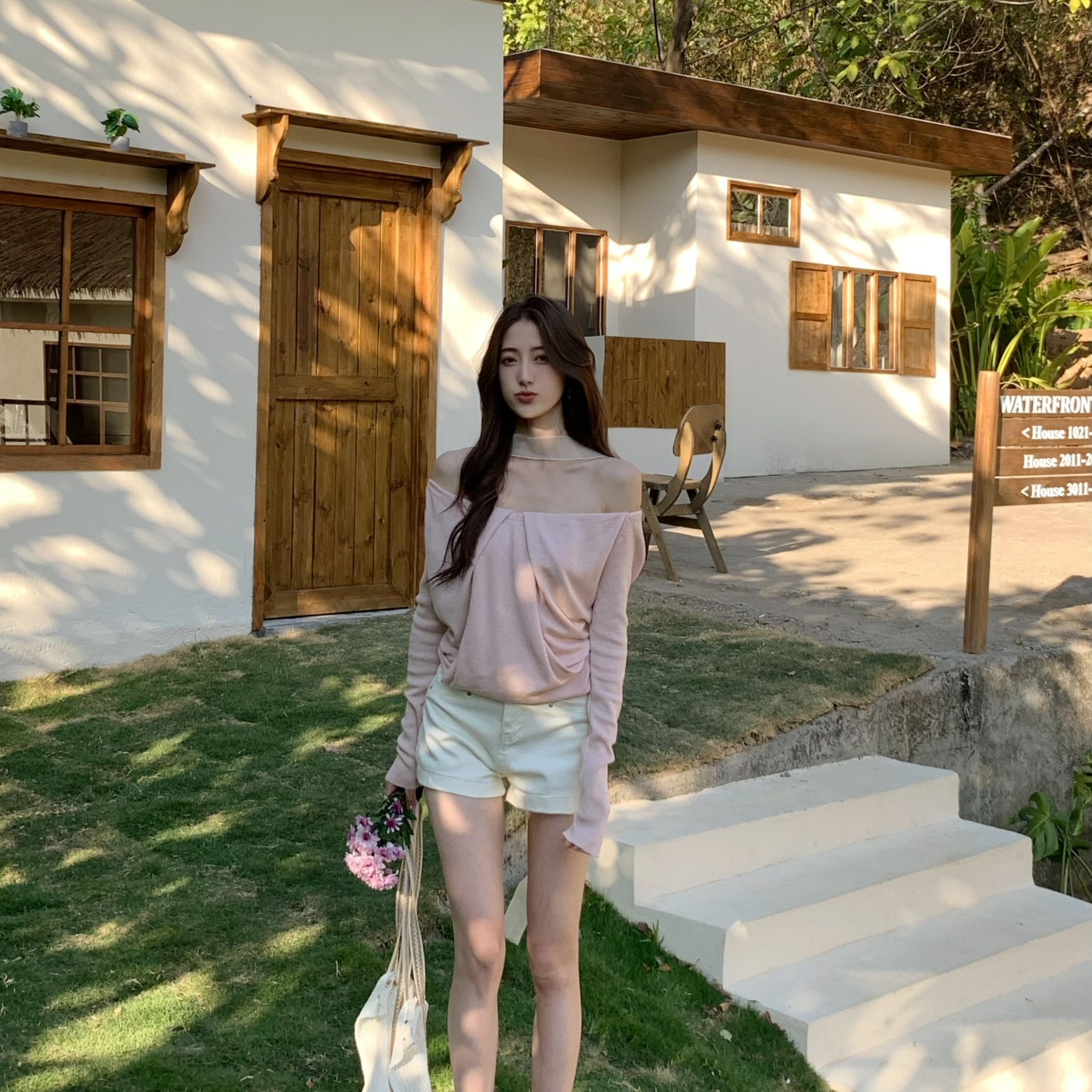 SEE YOU-春日云朵一字肩丨软huhu露肩气质上衣针织衫C2610LC2610,淘宝优惠券,粉丝福利购,淘宝优惠卷