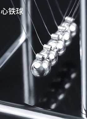 圣诞节塑料牛顿碰碰球解压玩具办公室桌面摆件创意礼品