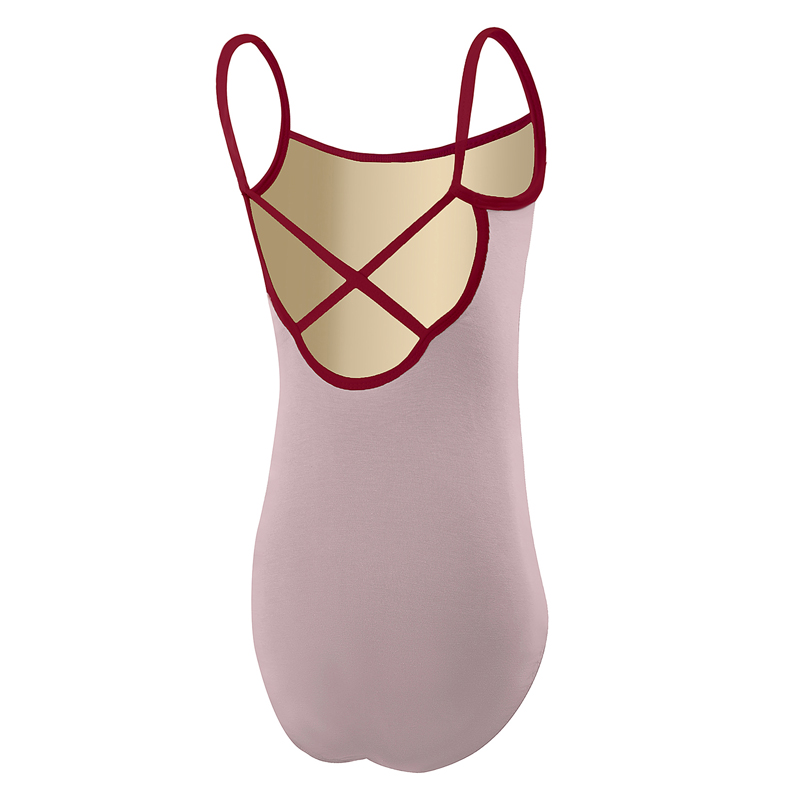 儿童舞蹈服夏季吊带练功服女童芭蕾考级形体服中国舞拼色跳舞服装 - 图3