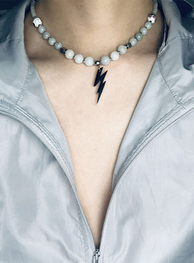 朱正廷古装秀同款碧绿轻奢项链