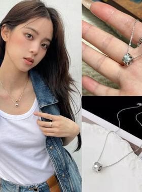 欧阳娜娜同款闪钻蜂巢项链