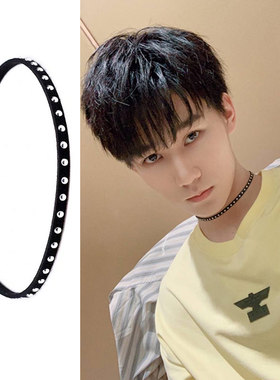 时代少年团张真源同款白钉项链圈