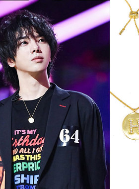 明星同款金色轻奢高级感长链