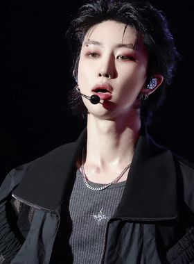 Seventeen 徐明浩The8常戴同款加密扁项链圈钛钢不退色日常通勤品