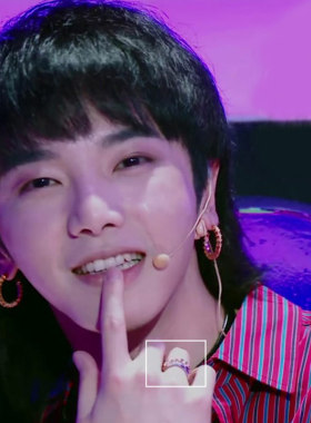 明日之子金链戒指情侣华晨花花