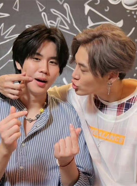 BounPrem文总同款趣味元素项链圈