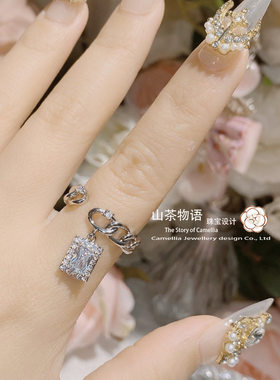 小众设计港风百搭少女指环