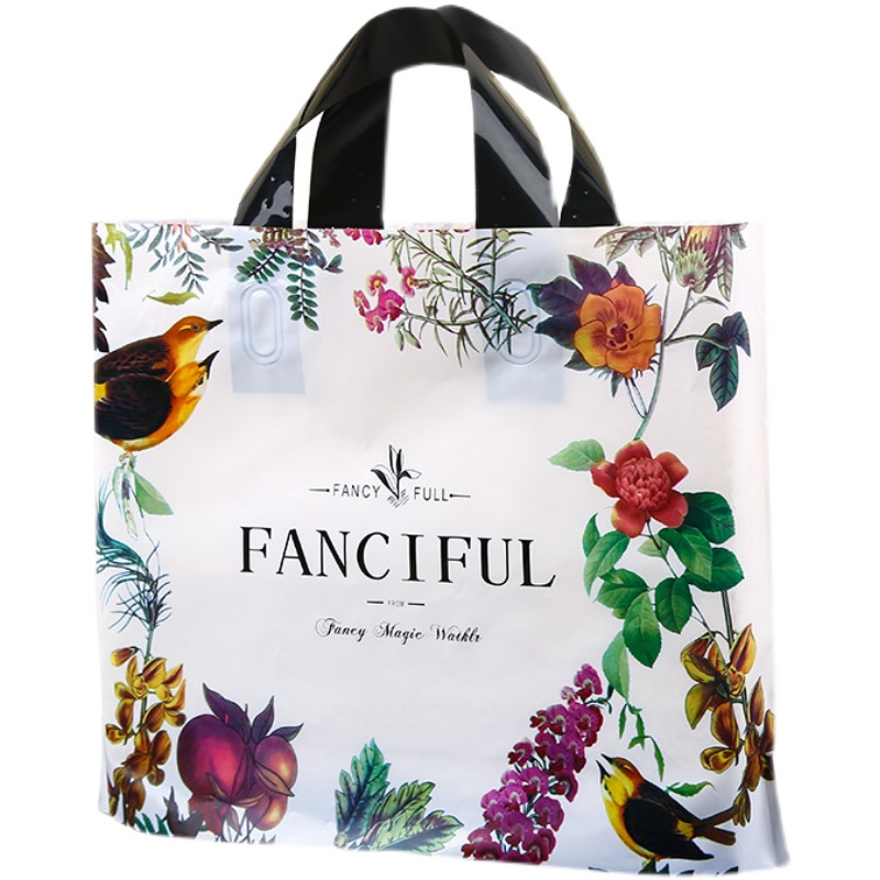 加厚塑料礼品袋男女儿童服装店手提袋子化妆品包装袋胶袋定制logo - 图3