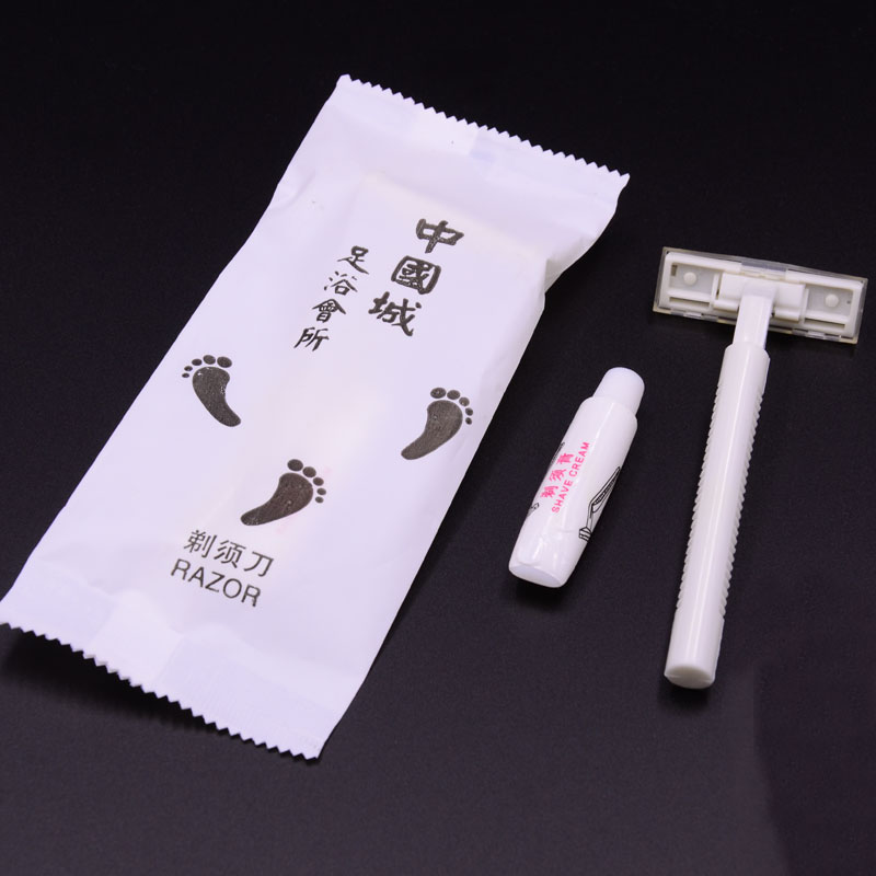 一次性剃须刀酒店用品宾馆手动塑料胡须递须膏须刨洗浴中心刮胡刀 - 图3