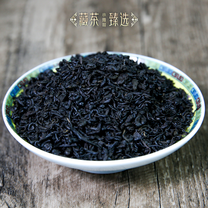 特级芽细原味黑金藏茶散茶黑茶周公山雅安藏茶高山生态老川茶200g-图2