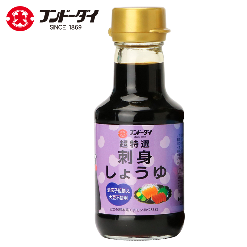 大字日本原装进口寿司刺身酱油海鲜酱油蘸酱生鱼片酱油150ml-图1