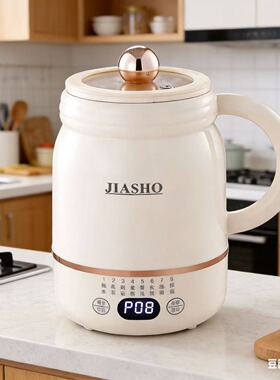 电热杯炖煮一体养生烧水壶一人小型热牛奶神器保温陶瓷多功能小型